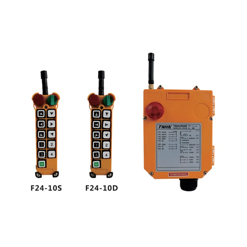 Industrial remote control Transmitter F24-10S/10D and Receiver Set