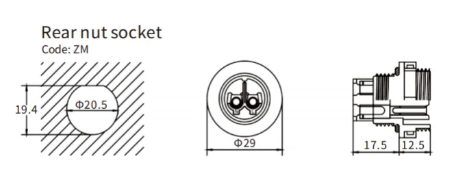 LD20 Series Aviation Connector 2