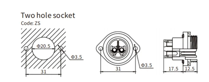 LD20 Series Aviation Connector 3