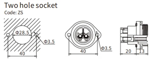 LD28 Series Aviation Connector 3