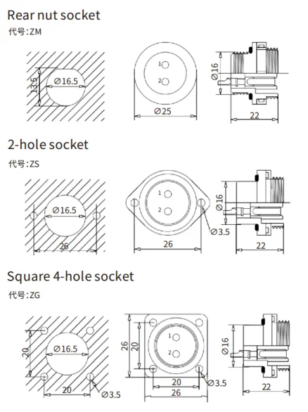 SD16 Series Aviation Connector 2