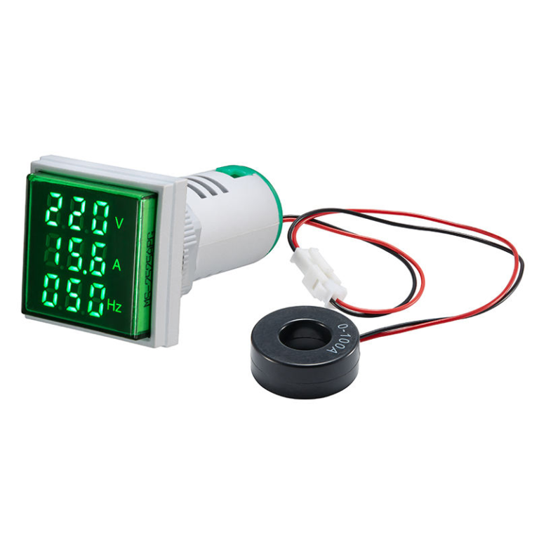 3-Phase Digital Meter – Voltage, Current, Frequency, IEC Standard