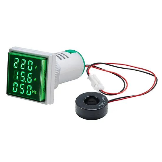 Three Phases 22mm Digital Meter Voltmeter Ammeter Voltage Current Frequency Meter (5)