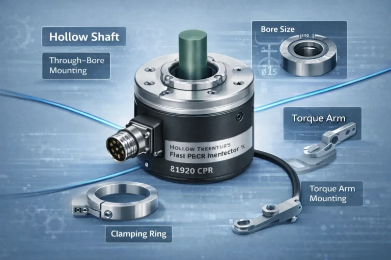 Hollow Rotary Encoder High Precision Through-Bore Sensor