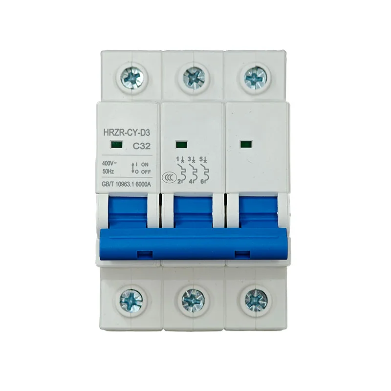 3P Miniature circuit breakers