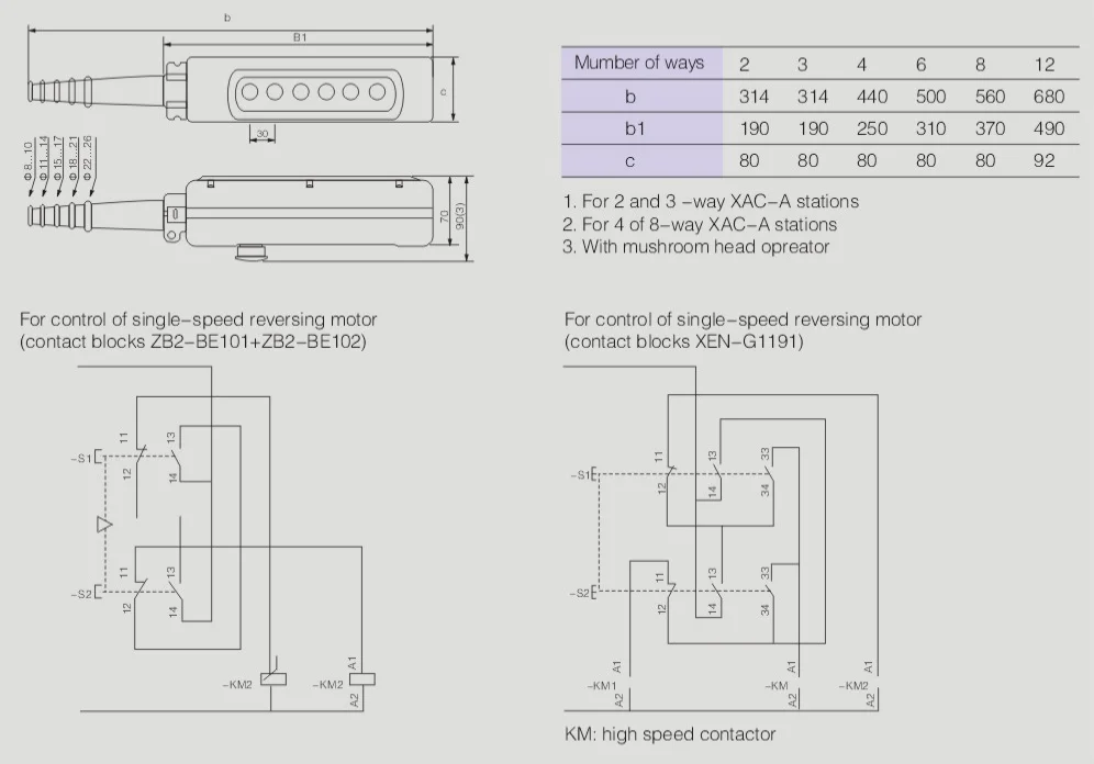 6 Button Pendant Control XAC A671