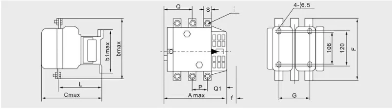 CJX2 F225Ac Contactor Technical parameters
