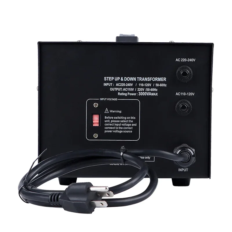 ST 3000VA 220V to 110V step down yoltage converter(2)