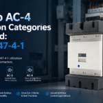 AC-1 to AC-4 utilization categories for contactors per IEC 60947-4-1
