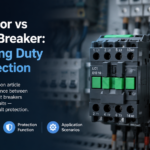 Contactor vs circuit breaker comparison for motor control circuits