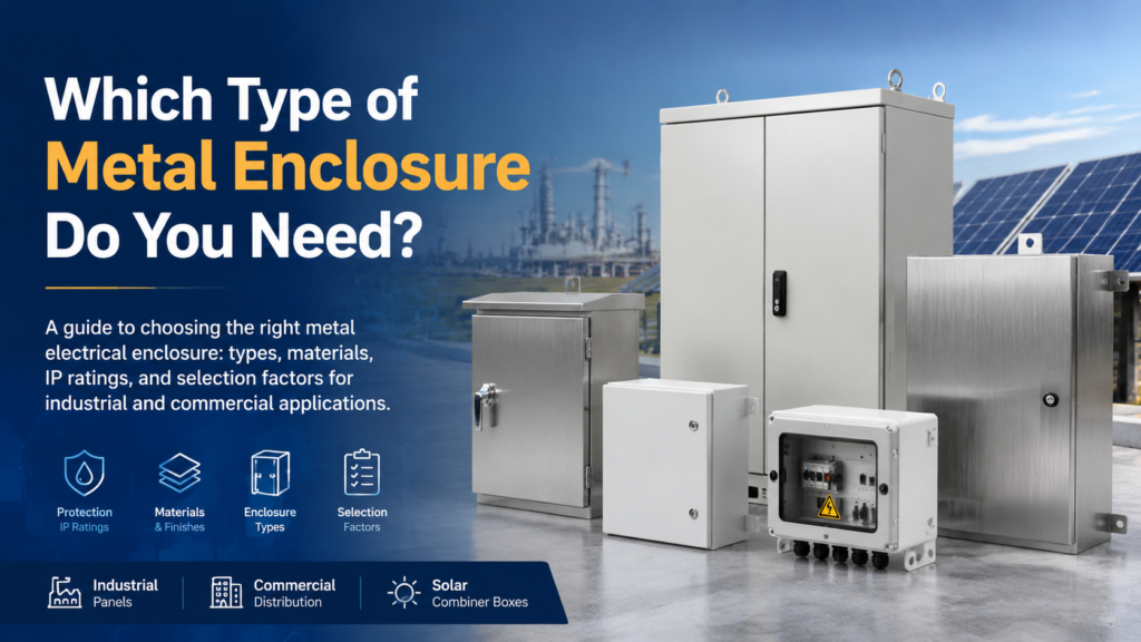 Which type of metal enclosure do you need selection guide cover