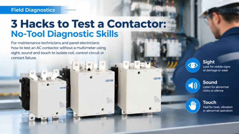 3 Hacks to Test a Contactor: No-Tool Diagnostic Skills