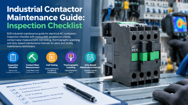 Industrial Contactor Maintenance Guide: Inspection Checklist