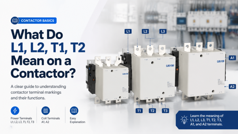 What Do L1, L2, T1, T2 Mean on a Contactor?
