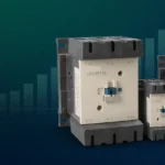 AC contactor price list by frame size cover with a size ladder of contactors and price bar pattern