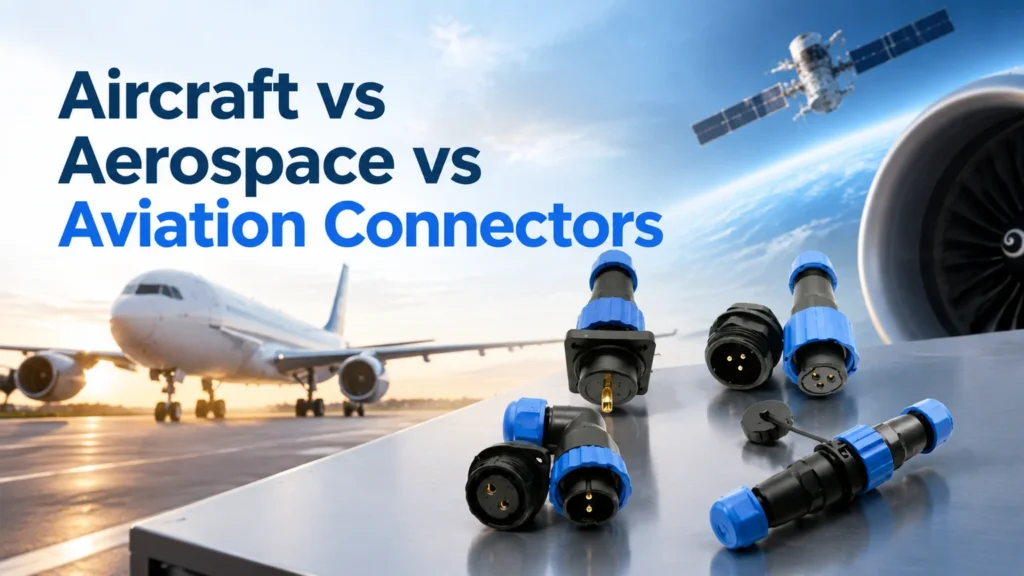 Aircraft vs aerospace vs aviation connectors terminology and sourcing comparison