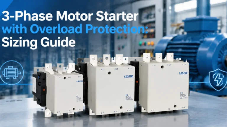 3-Phase Motor Starter with Overload Protection: Sizing Guide
