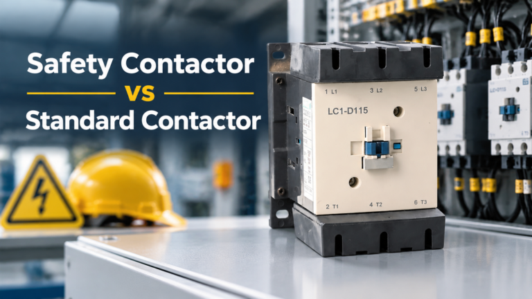 Safety Contactor vs Standard Contactor: Force-Guided Contacts