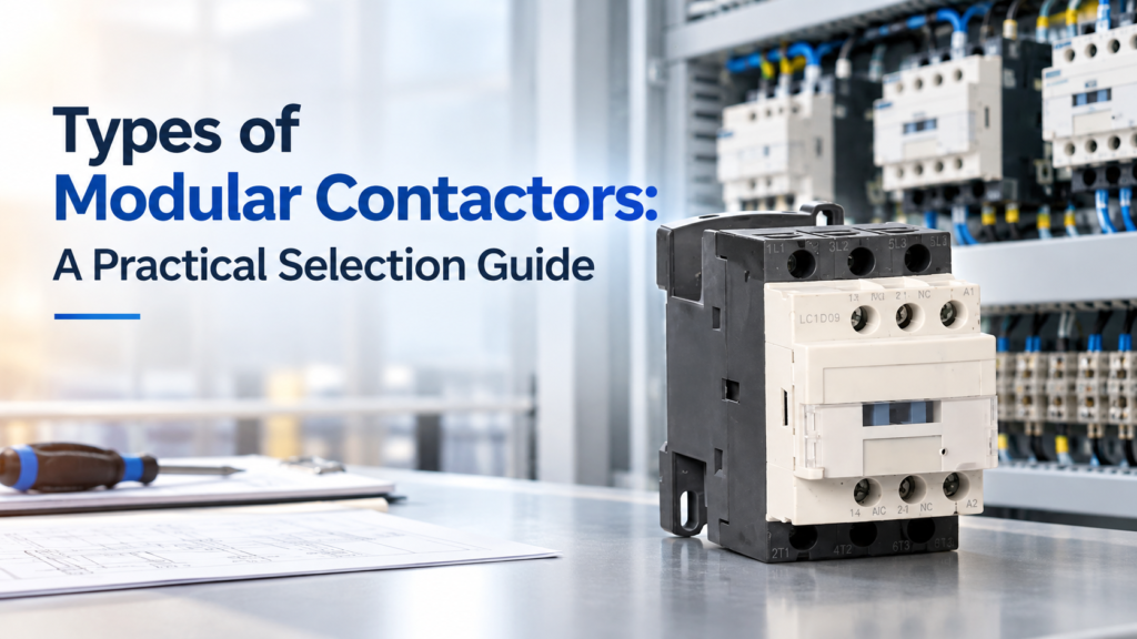 Types of modular contactors selection guide