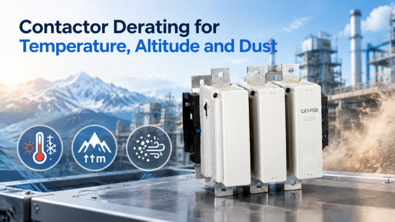 Contactor Derating for Temperature, Altitude and Dust