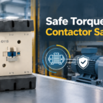 Safe torque off versus contactor safe stop architecture for machine safety