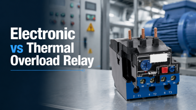 Electronic vs Thermal Overload Relay: Accuracy, VFD Duty and High-Inertia Loads