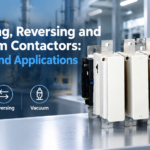 Latching, reversing and vacuum contactors compared: types and applications