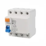 WW10-63 residual current circuit breaker RCCB, 4-pole 3P+N, 63 A rated current, 30 mA rated residual operating current, modular DIN rail mount